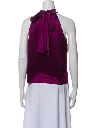 Alice + Olivia Halterneck Sleeveless Blouse