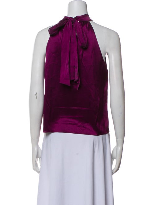 Alice + Olivia Halterneck Sleeveless Blouse