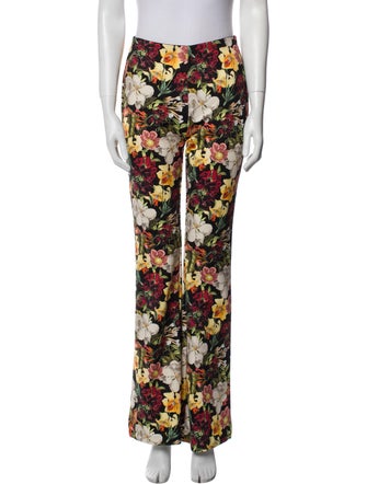 Alice + Olivia Floral Print Wide Leg Pants