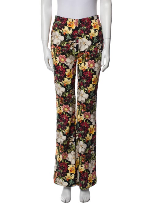 Alice + Olivia Floral Print Wide Leg Pants