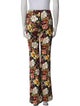 Alice + Olivia Floral Print Wide Leg Pants