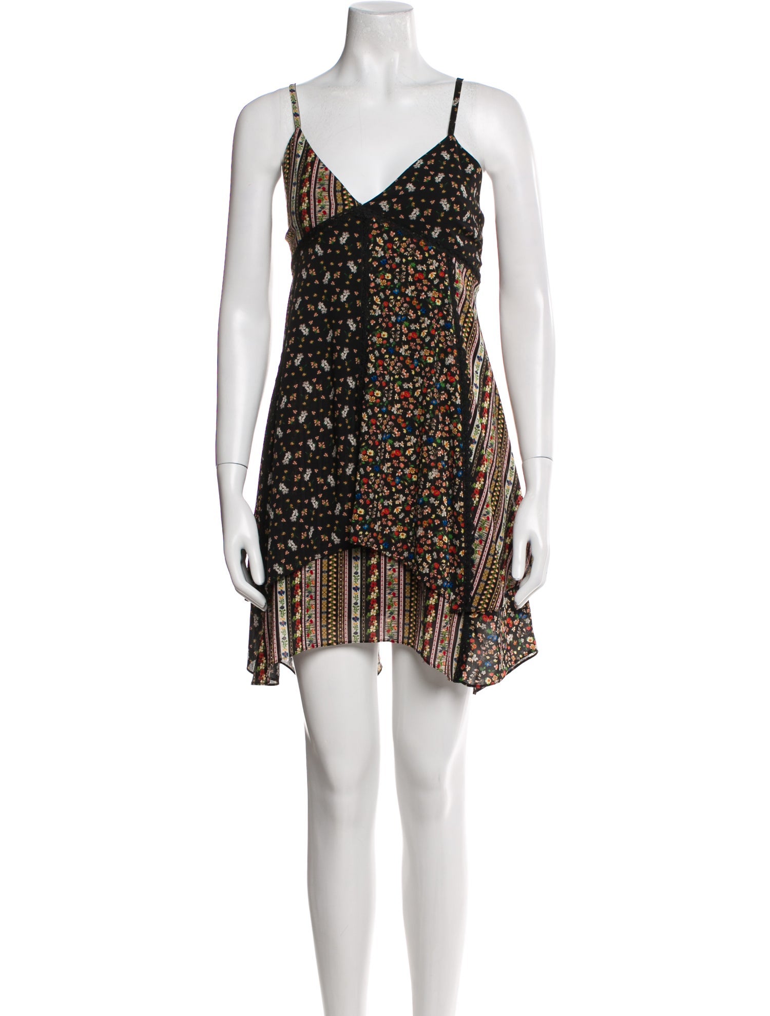 Alice + Olivia Silk Mini Dress