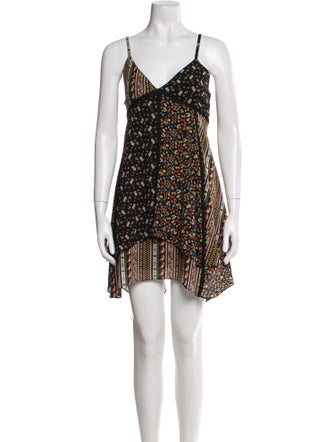 Alice + Olivia Silk Mini Dress