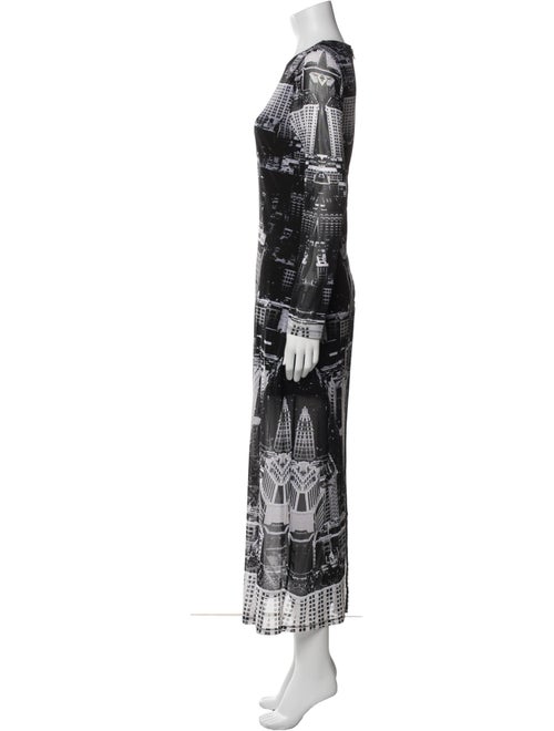 Alice + Olivia Printed Long Dress