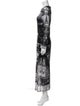 Alice + Olivia Printed Long Dress
