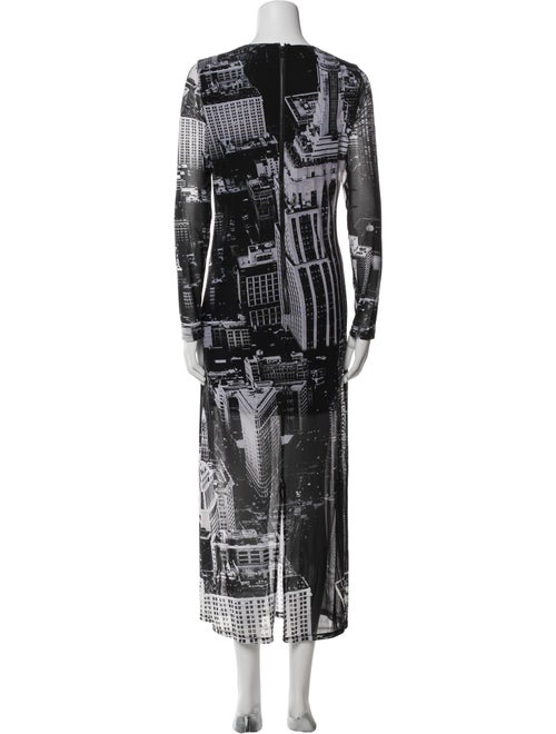 Alice + Olivia Printed Long Dress