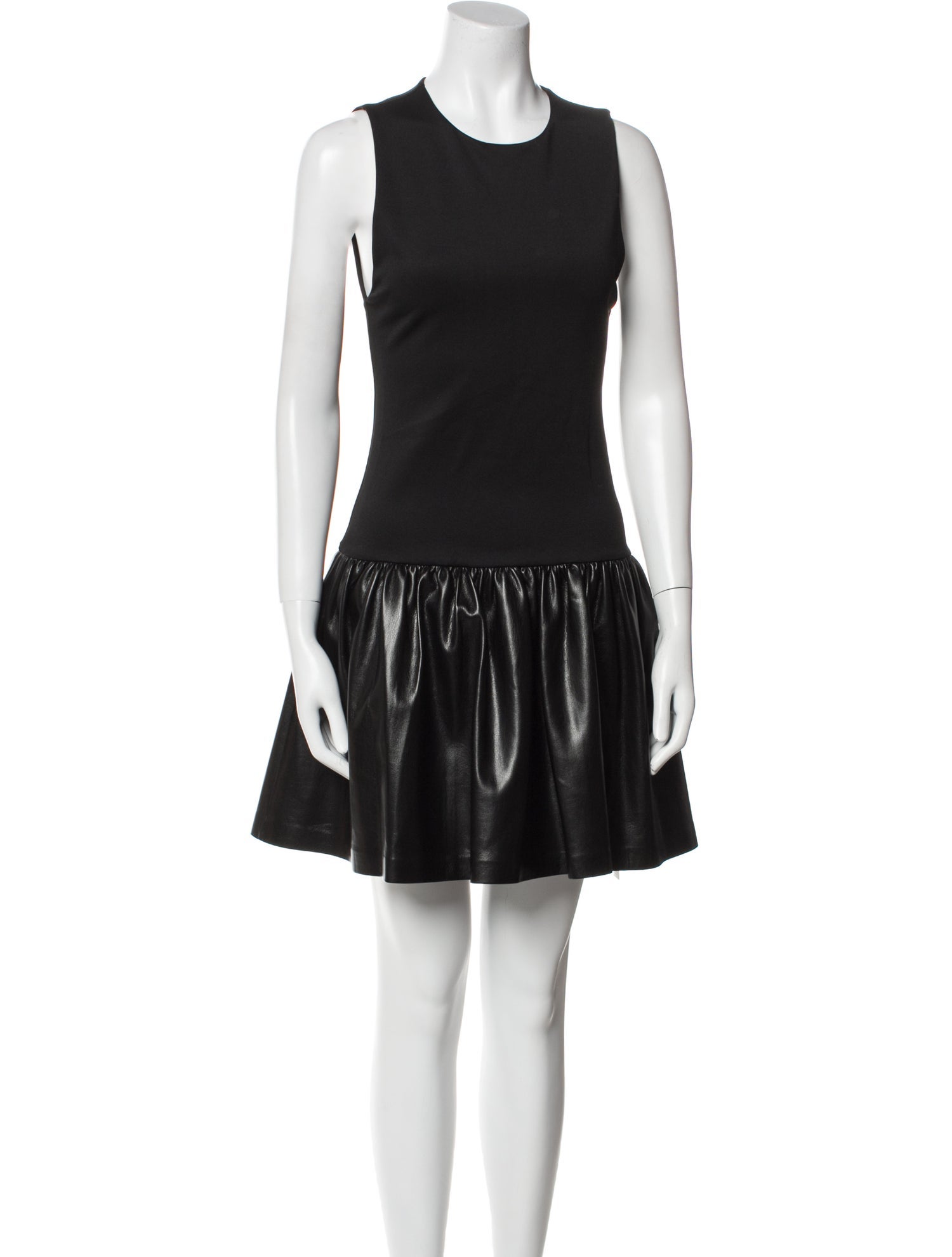 Alice + Olivia Leather Mini Dress w/ Tags