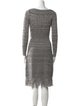 Alice + Olivia Wool Knee-Length Dress