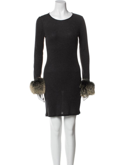 Alice + Olivia Scoop Neck Mini Dress