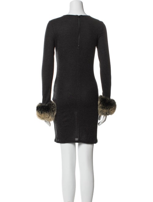 Alice + Olivia Scoop Neck Mini Dress