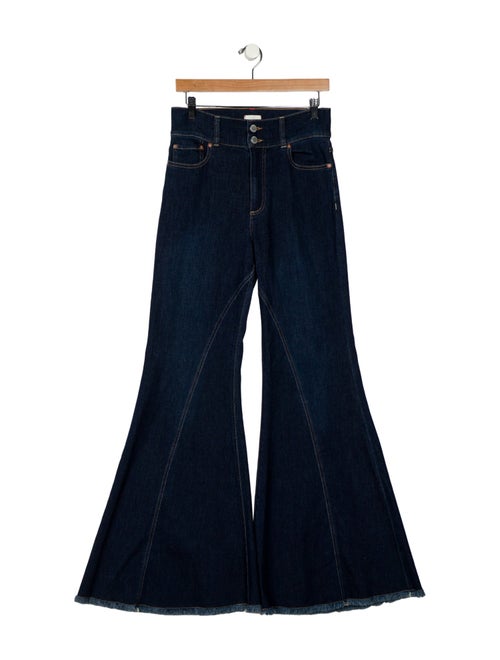 Alice + Olivia High-Rise Wide Leg Jeans
