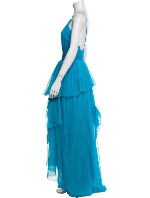 Alice + Olivia V-Neck Long Dress