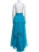 Alice + Olivia V-Neck Long Dress