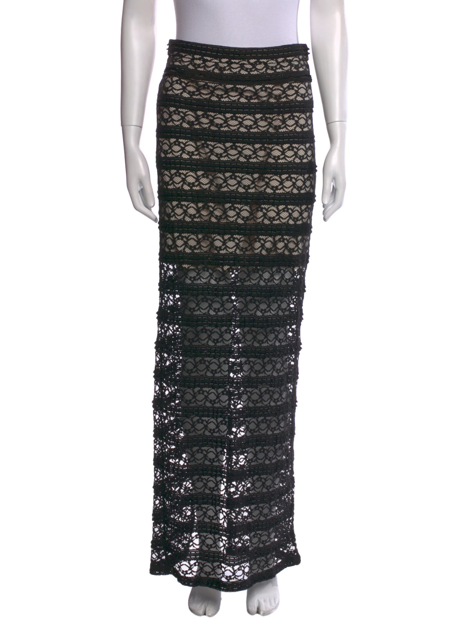 Alice + Olivia Nylon Long Skirt