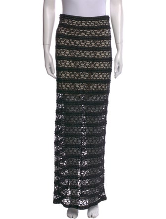 Alice + Olivia Nylon Long Skirt