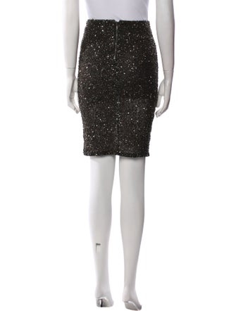Alice + Olivia Sequin Embellishments Knee-Length Skirt