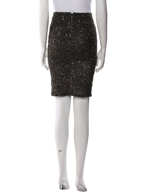 Alice + Olivia Sequin Embellishments Knee-Length Skirt