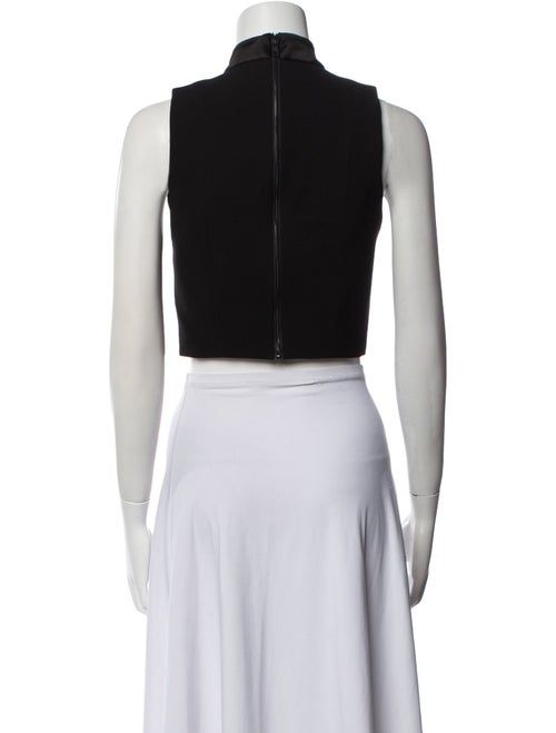 Alice + Olivia V-Neck Sleeveless Crop Top