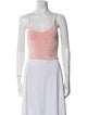 Alice + Olivia Scoop Neck Sleeveless Crop Top