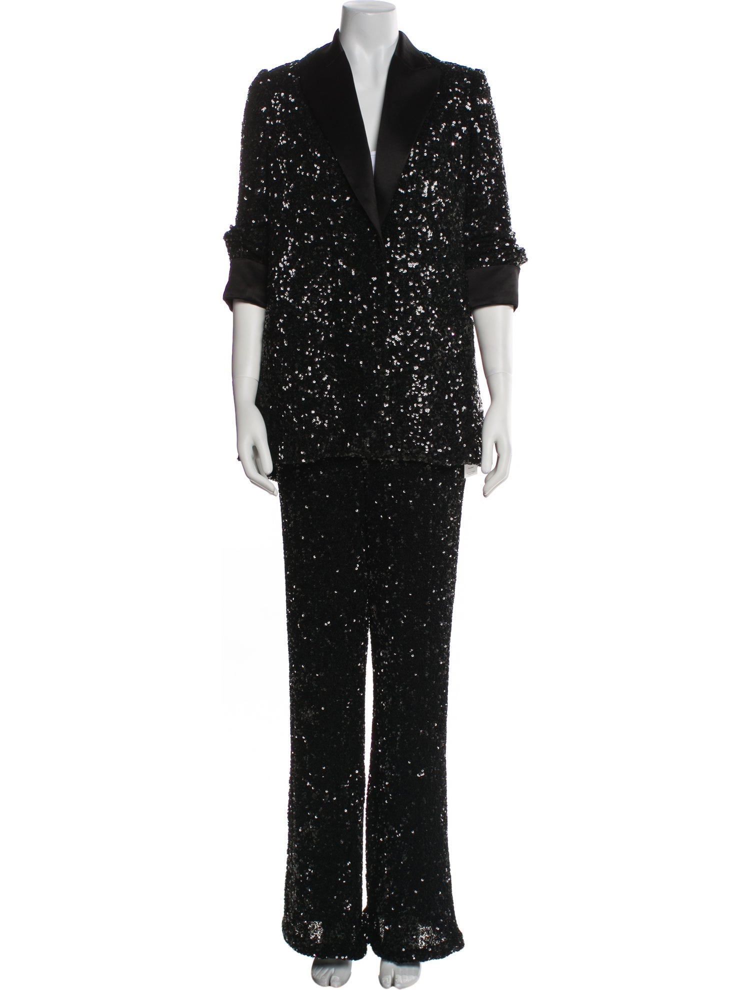 Alice + Olivia Sequin Embellishments Pantsuit