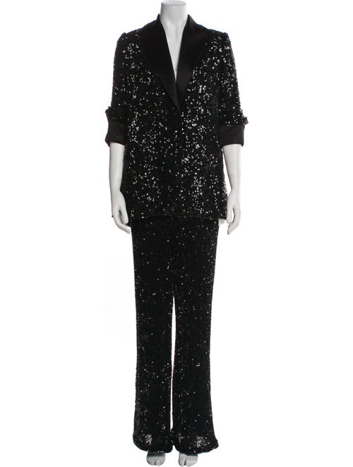Alice + Olivia Sequin Embellishments Pantsuit