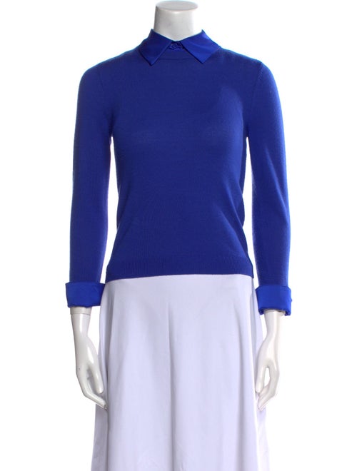 Alice + Olivia Wool Mock Neck Sweater