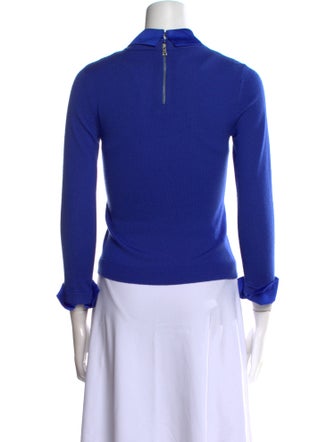 Alice + Olivia Wool Mock Neck Sweater