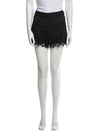 Alice + Olivia Lace Pattern Mini Shorts