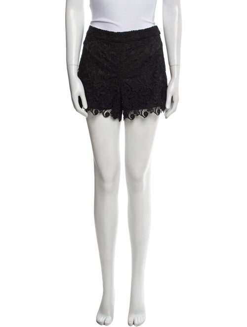 Alice + Olivia Lace Pattern Mini Shorts