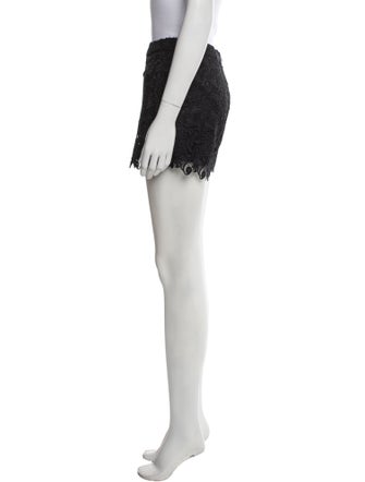 Alice + Olivia Lace Pattern Mini Shorts