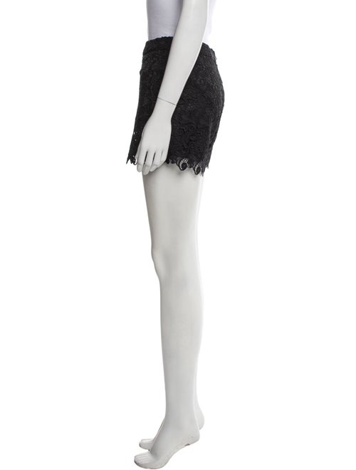 Alice + Olivia Lace Pattern Mini Shorts