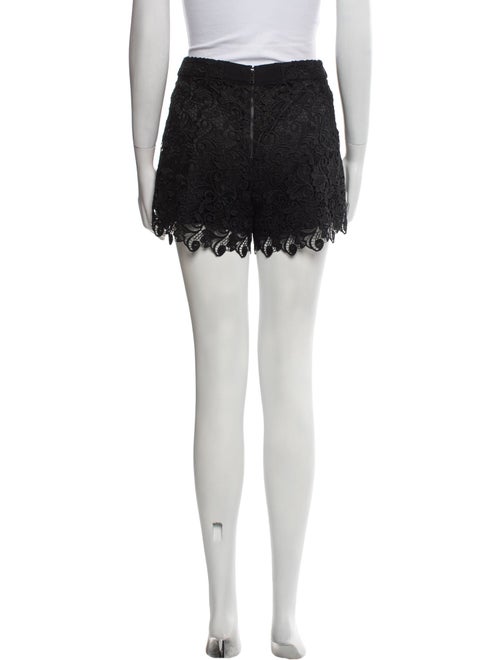 Alice + Olivia Lace Pattern Mini Shorts