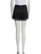 Alice + Olivia Lace Pattern Mini Shorts