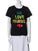 Alice + Olivia Graphic Print Crew Neck T-Shirt
