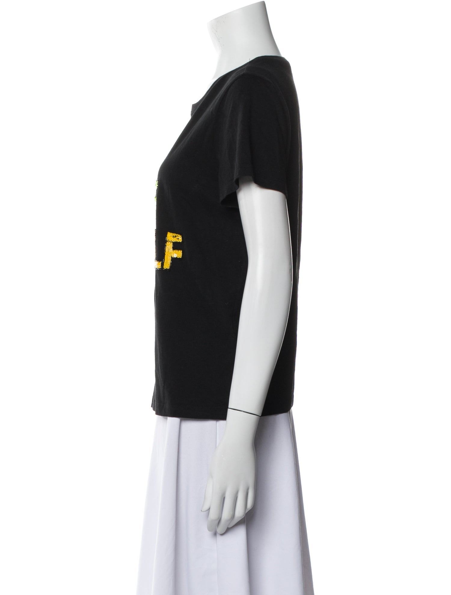 Alice + Olivia Graphic Print Crew Neck T-Shirt