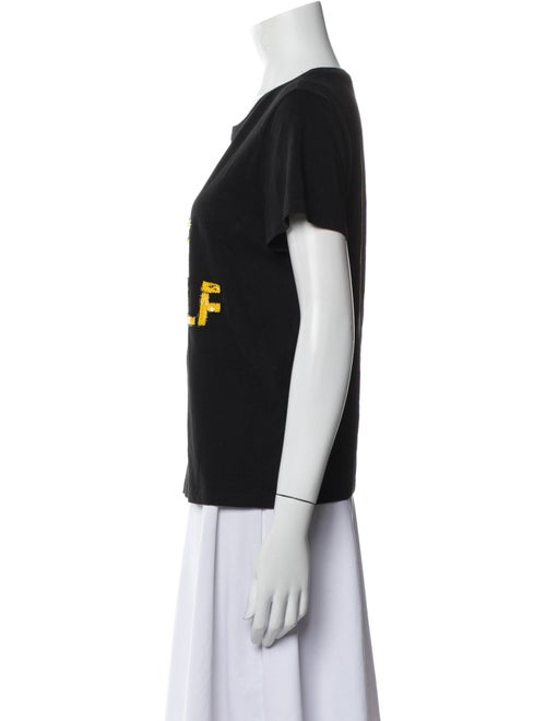 Alice + Olivia Graphic Print Crew Neck T-Shirt