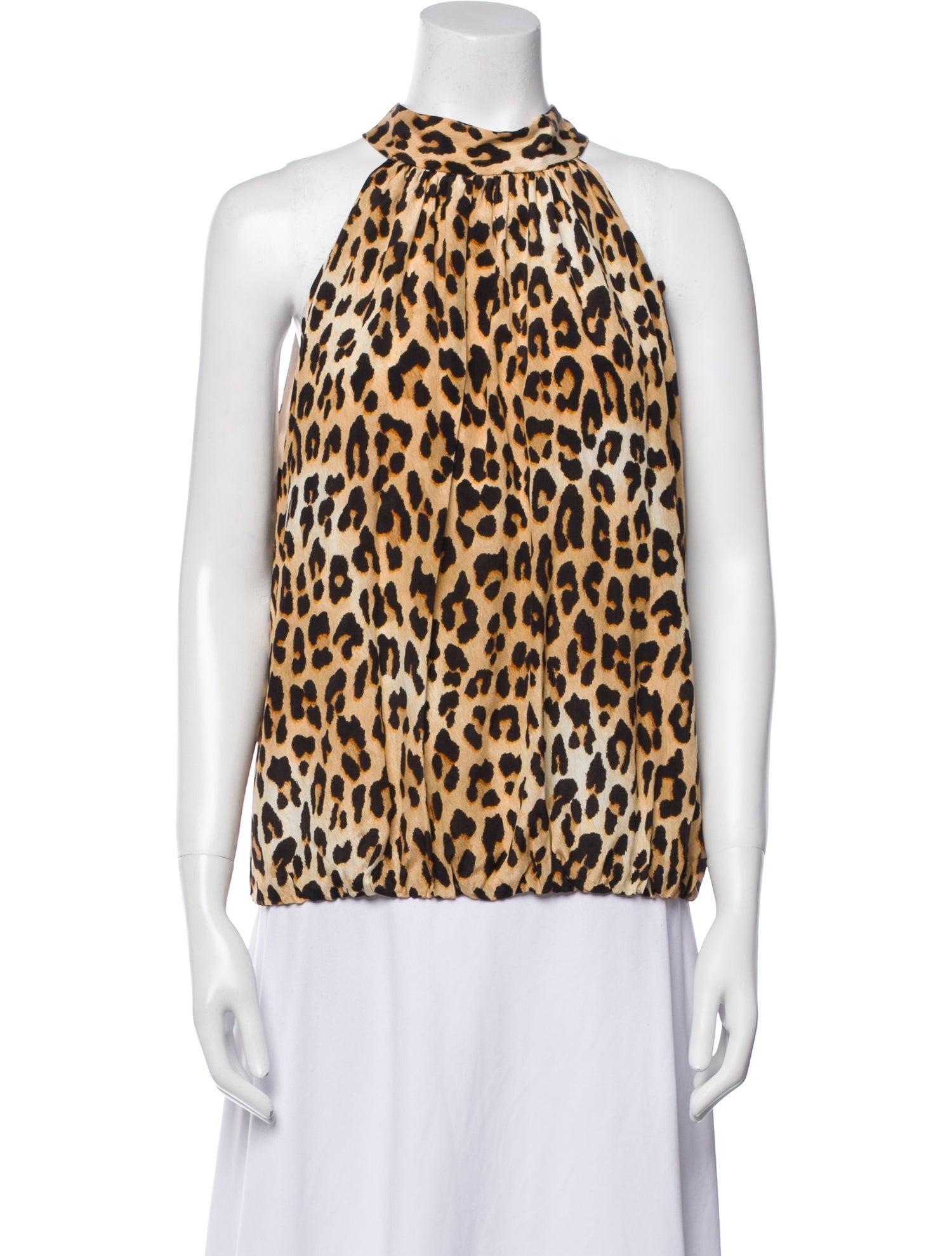 Alice + Olivia Silk Animal Print Blouse w/ Tags