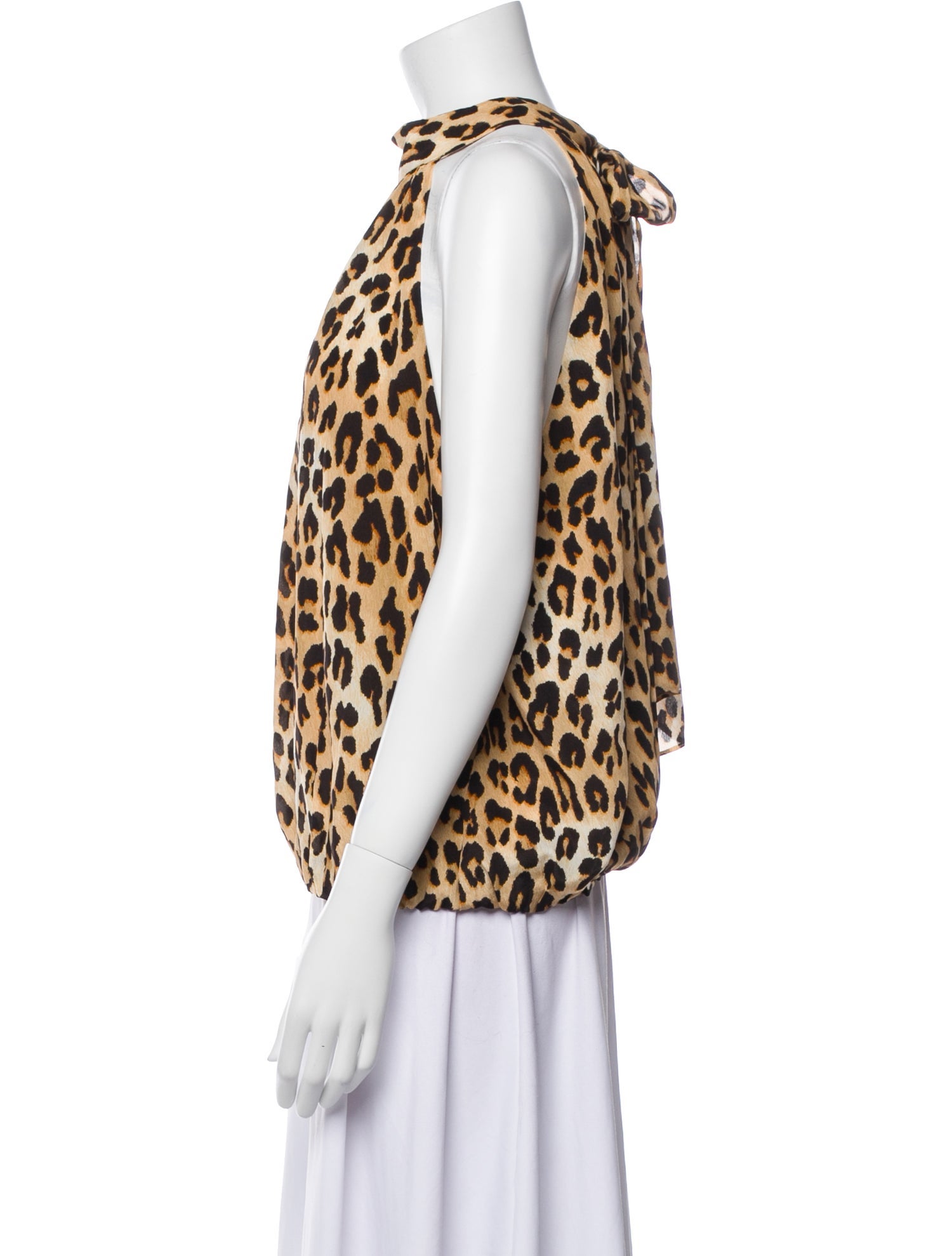 Alice + Olivia Silk Animal Print Blouse w/ Tags