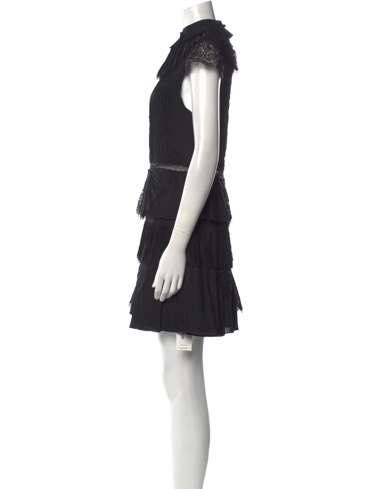 Alice + Olivia Mock Neck Mini Dress