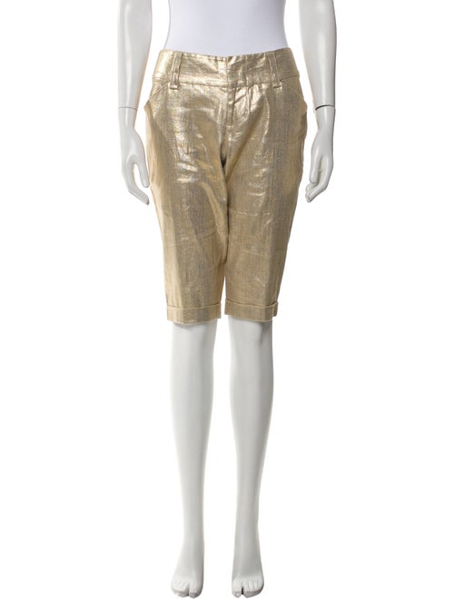 Alice + Olivia Linen Knee-Length Shorts