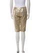Alice + Olivia Linen Knee-Length Shorts