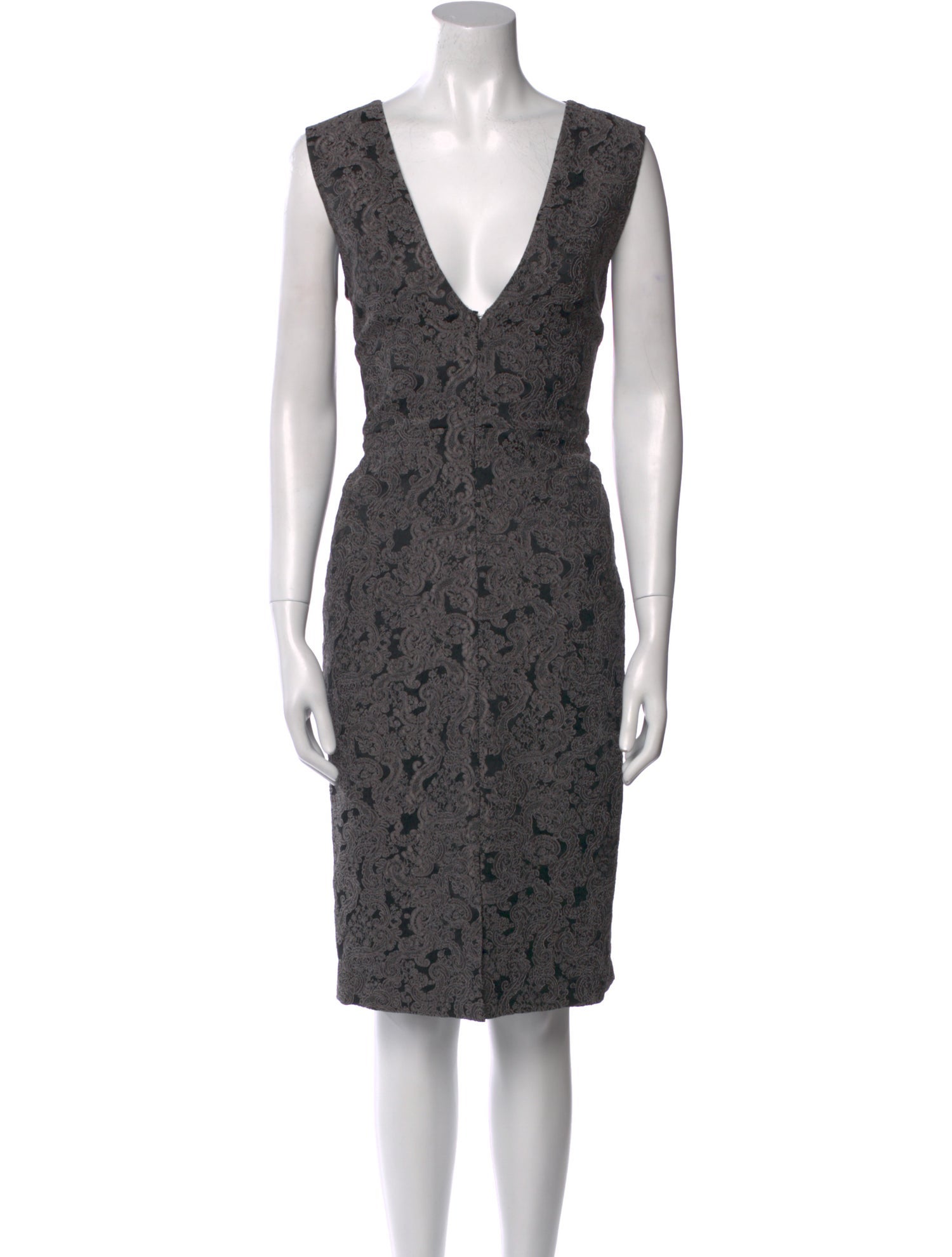Alice + Olivia Lace Pattern Knee-Length Dress