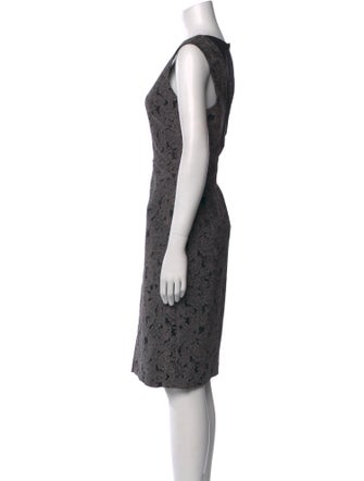 Alice + Olivia Lace Pattern Knee-Length Dress