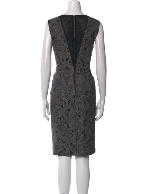 Alice + Olivia Lace Pattern Knee-Length Dress