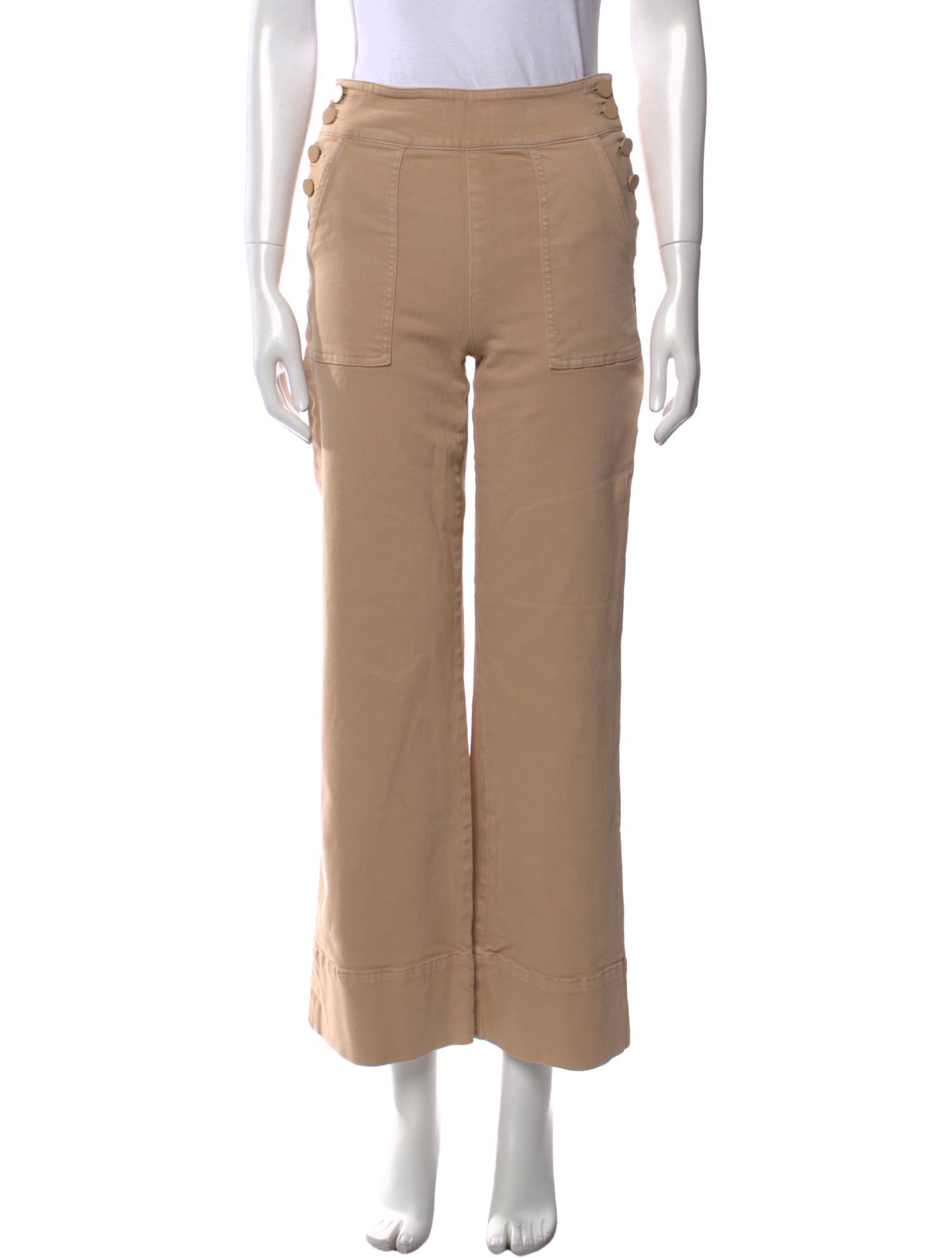 Alice + Olivia High-Rise Wide Leg Jeans