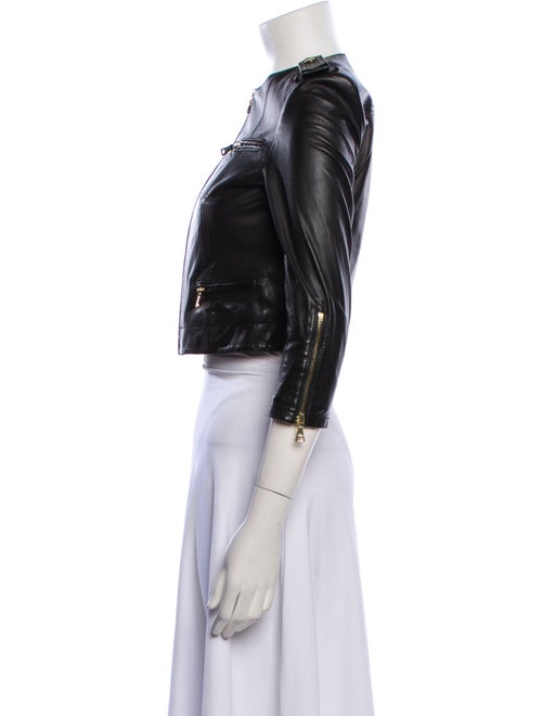 Alice + Olivia Leather Biker Jacket