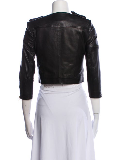 Alice + Olivia Leather Biker Jacket