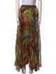 Alice + Olivia Printed Long Skirt