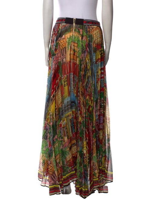 Alice + Olivia Printed Long Skirt