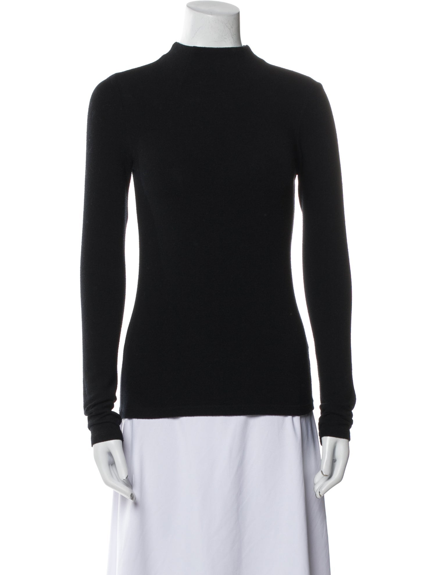 Alice + Olivia Wool Mock Neck Sweater
